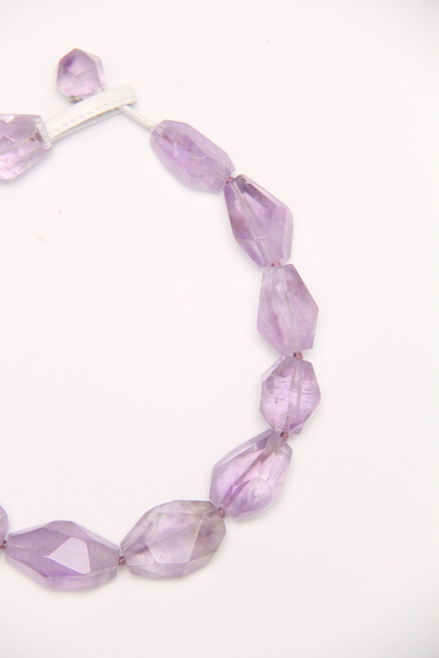 Necklace: amethyst