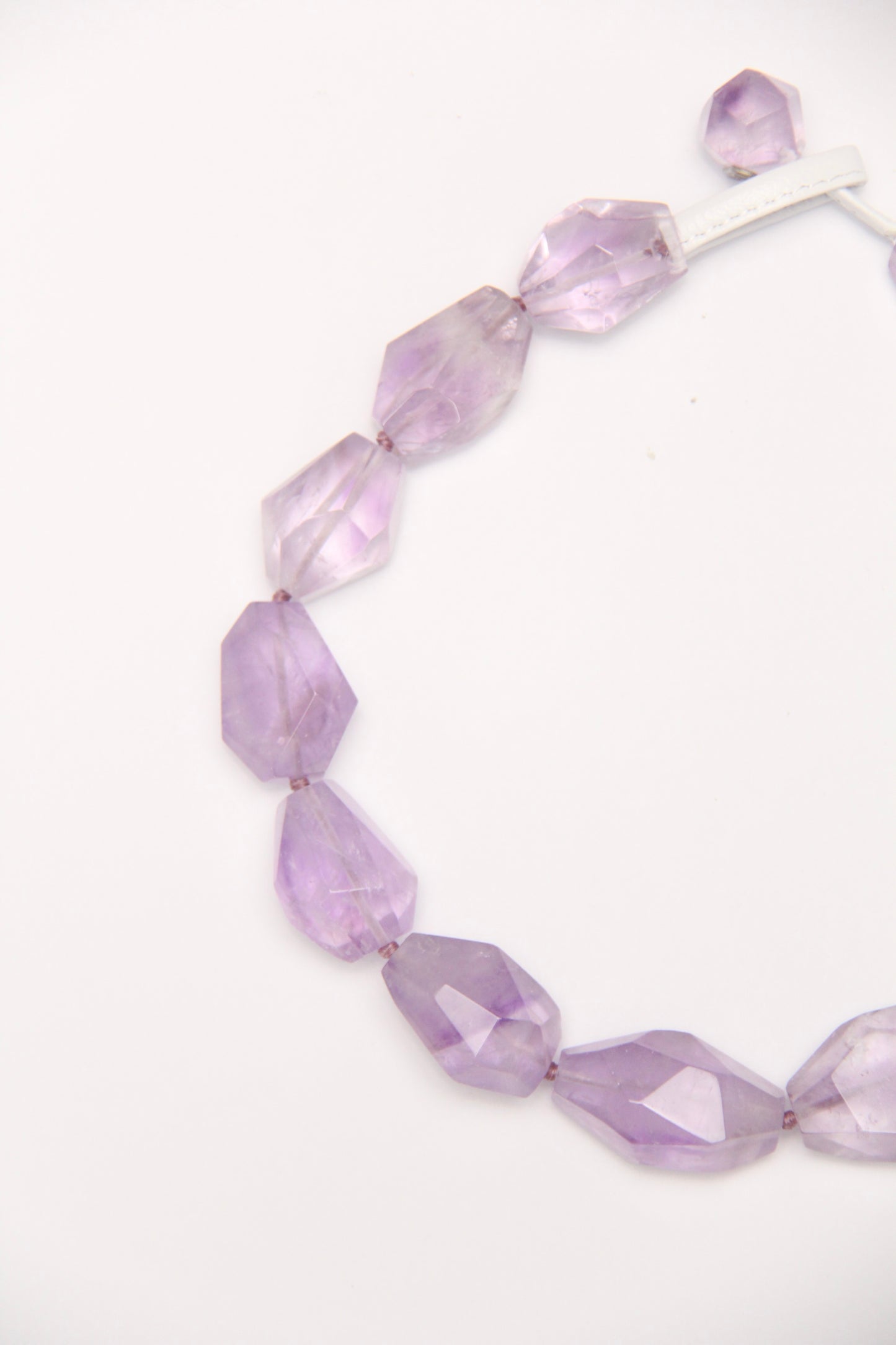 Necklace: amethyst