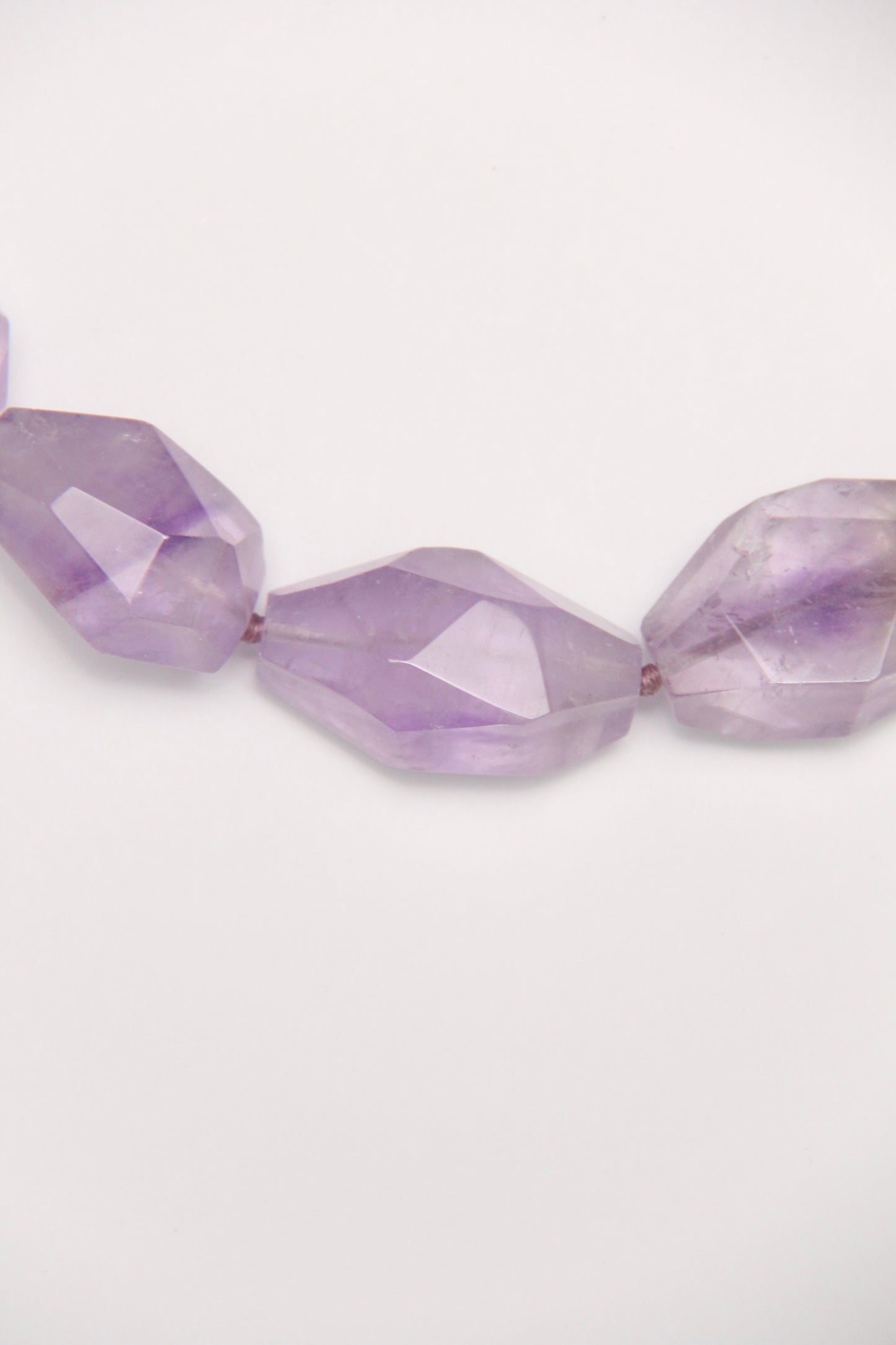 Necklace: amethyst