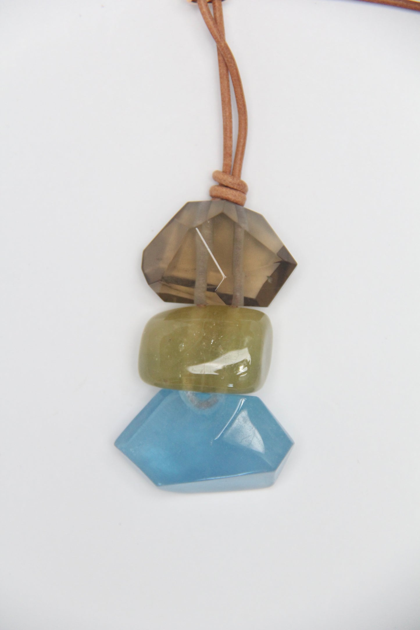 Pendant: amethyst, pearl, morganite