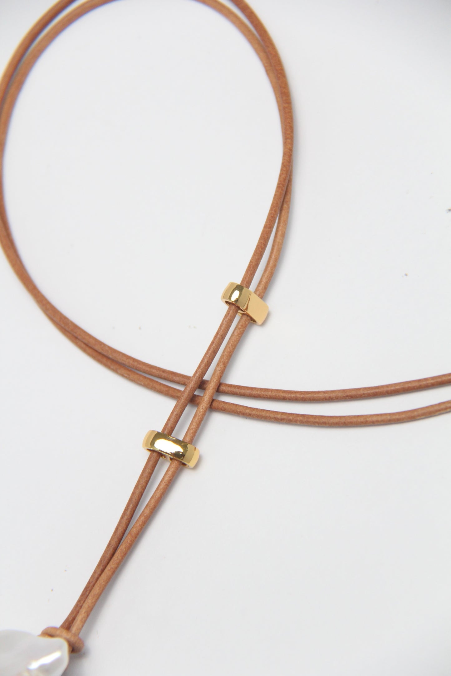 Pendant: pearl, morganite, aquamarine