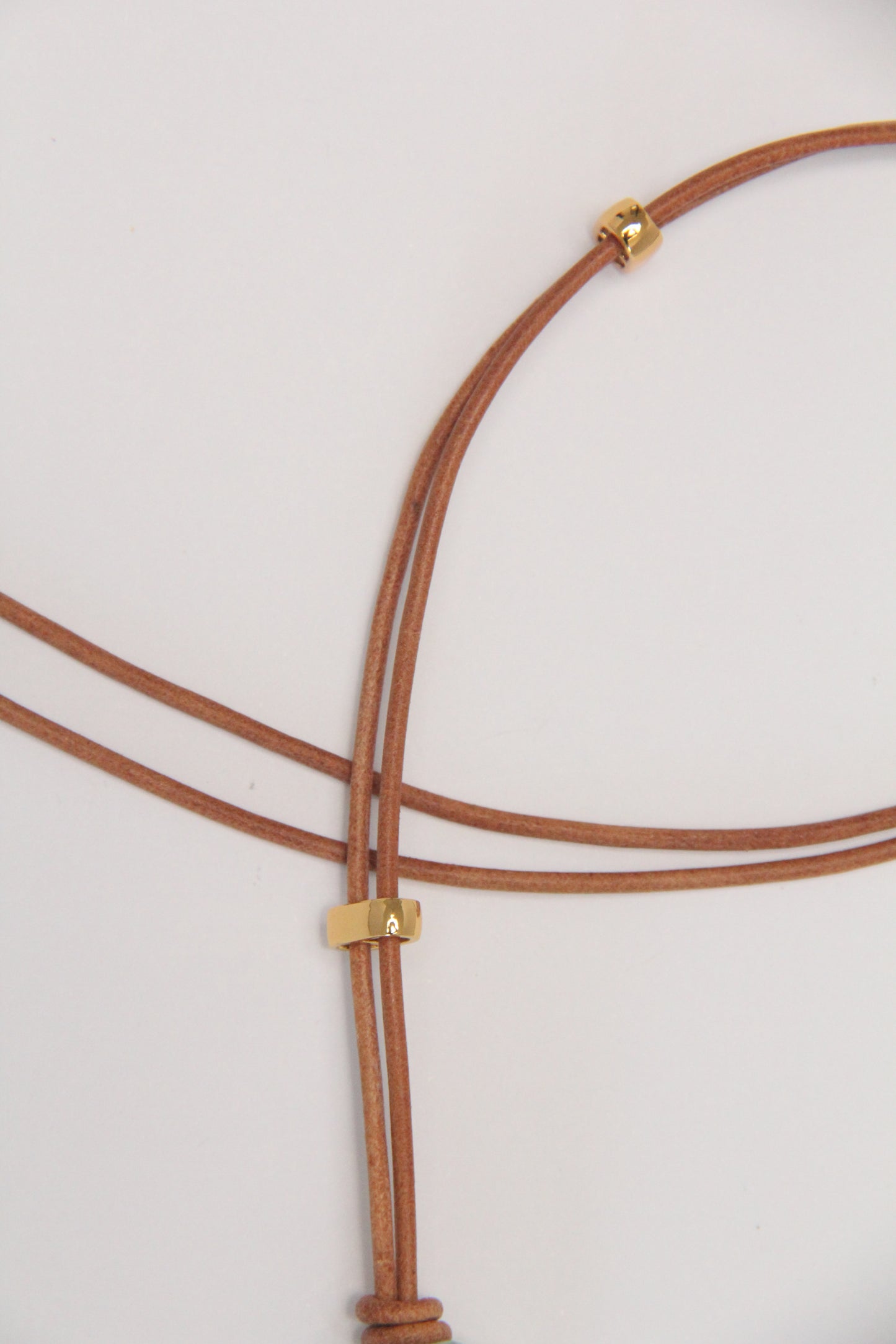Pendant: morganite, pearl, citrine