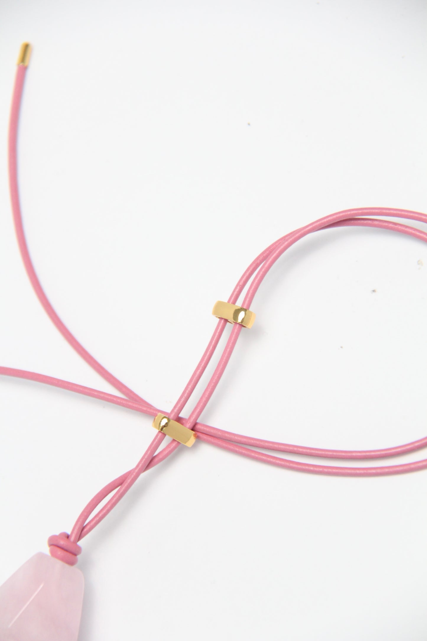 Pendant: morganite, pearl