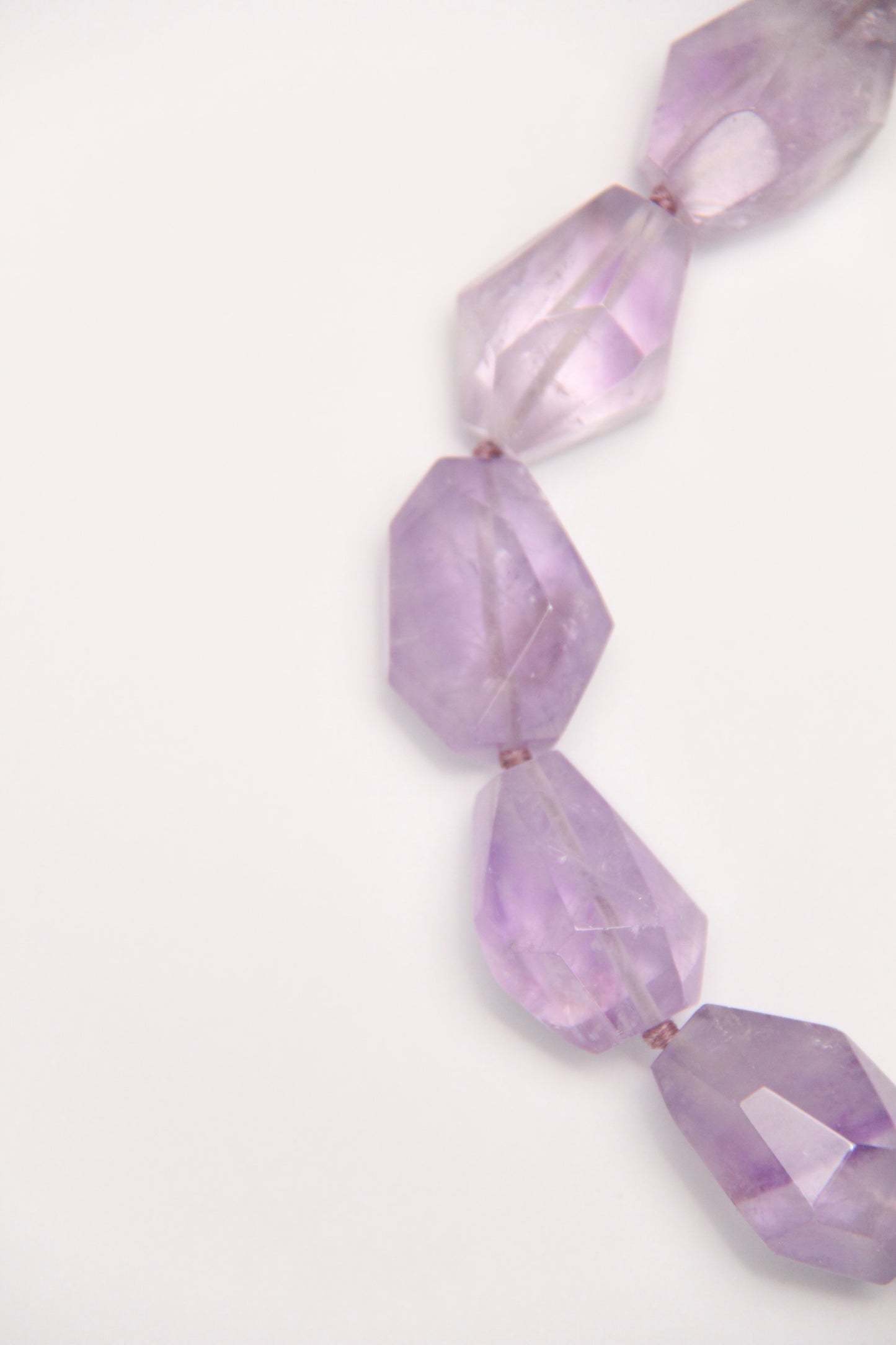 Necklace: amethyst