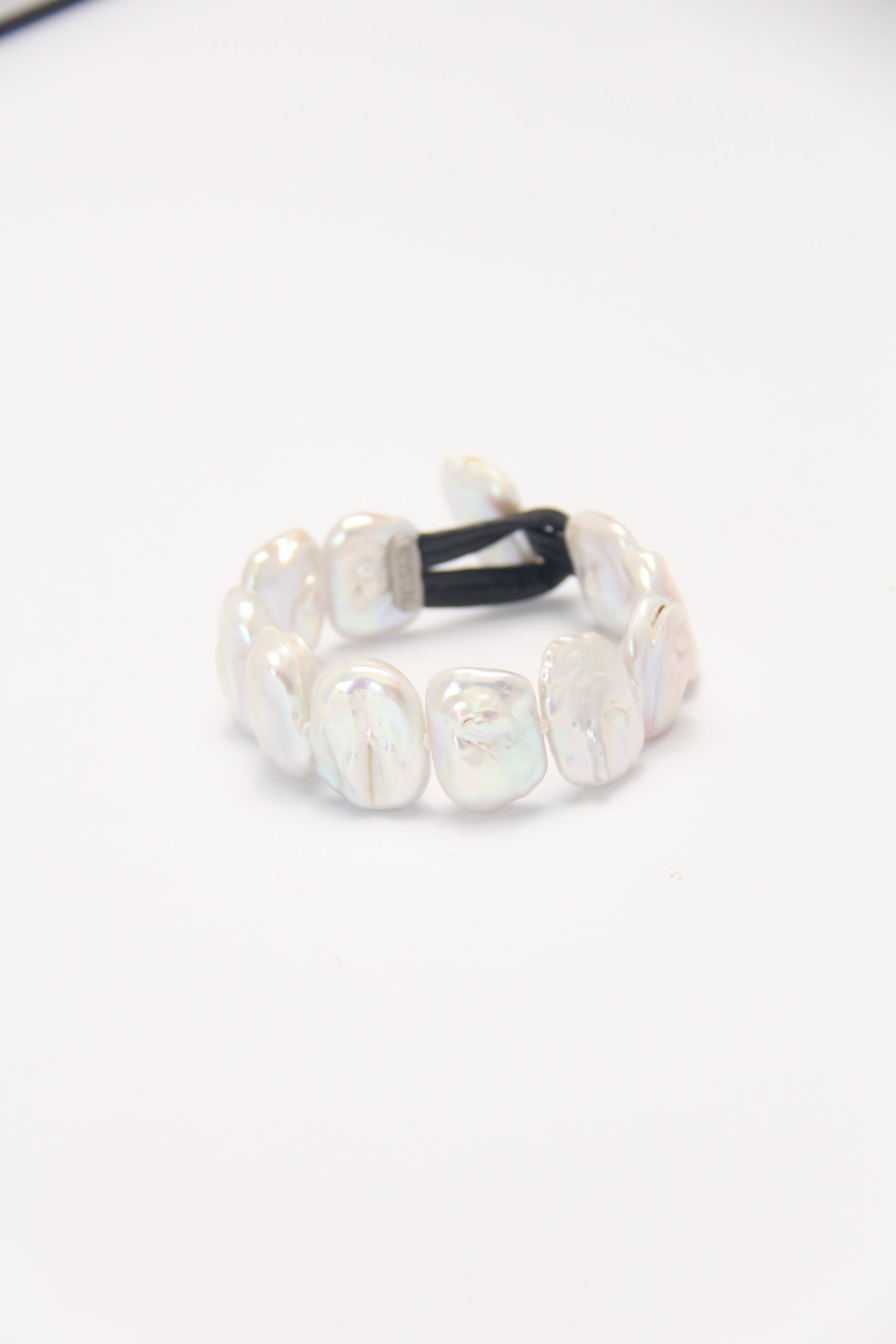 Bracelet: fresh water baroque pearls
