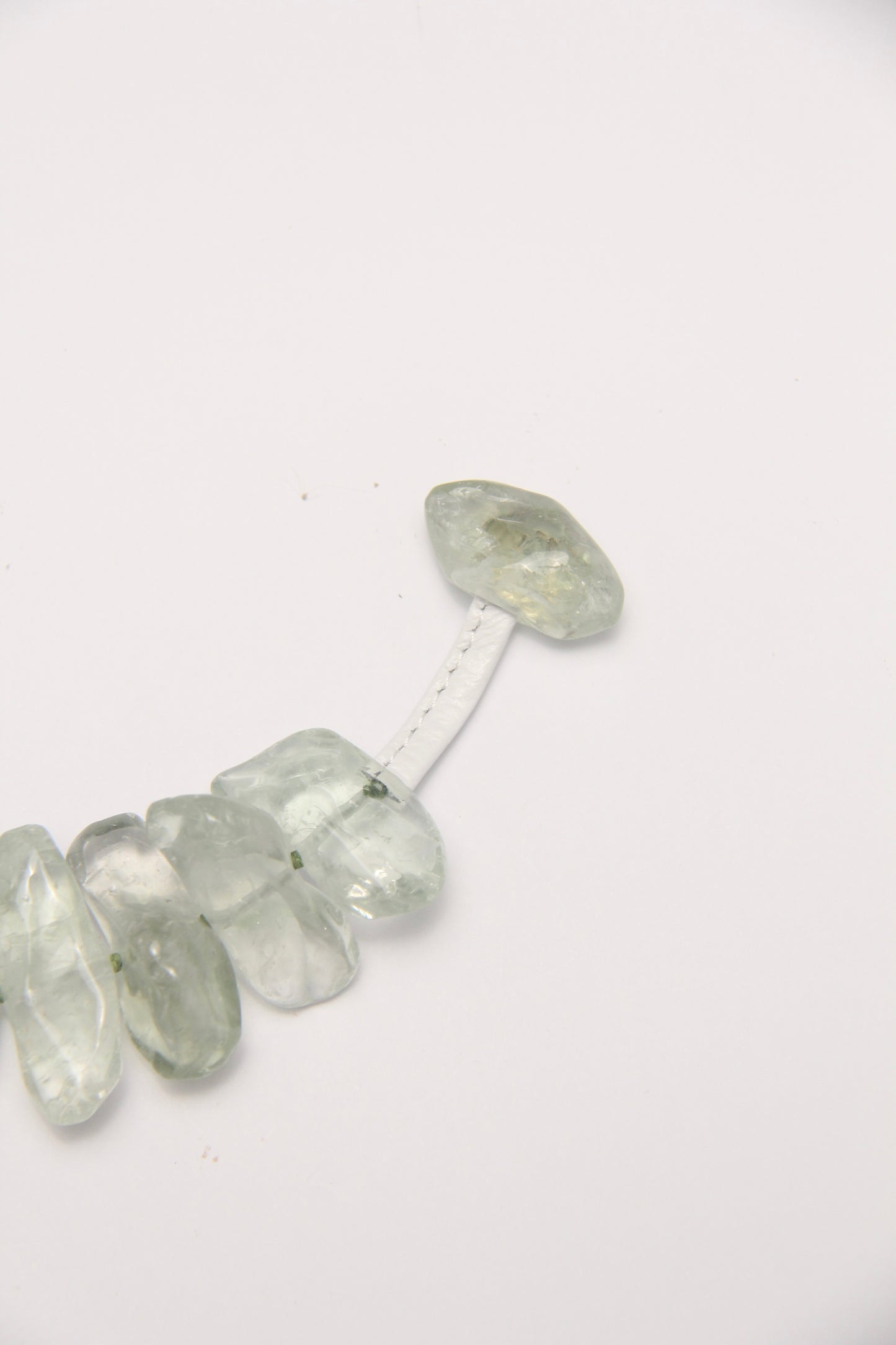 Bracelet: prasem quartz