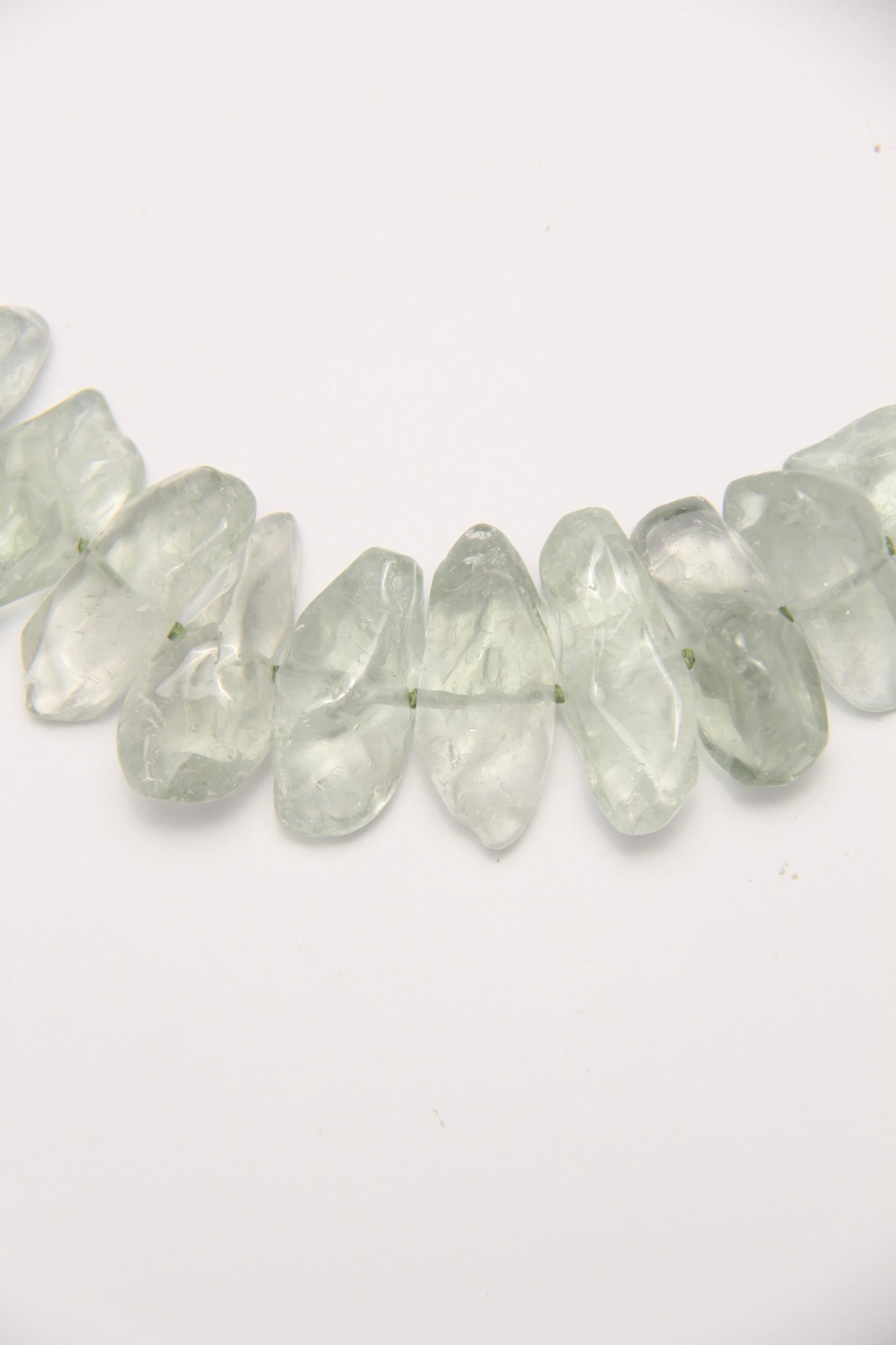 Bracelet: prasem quartz