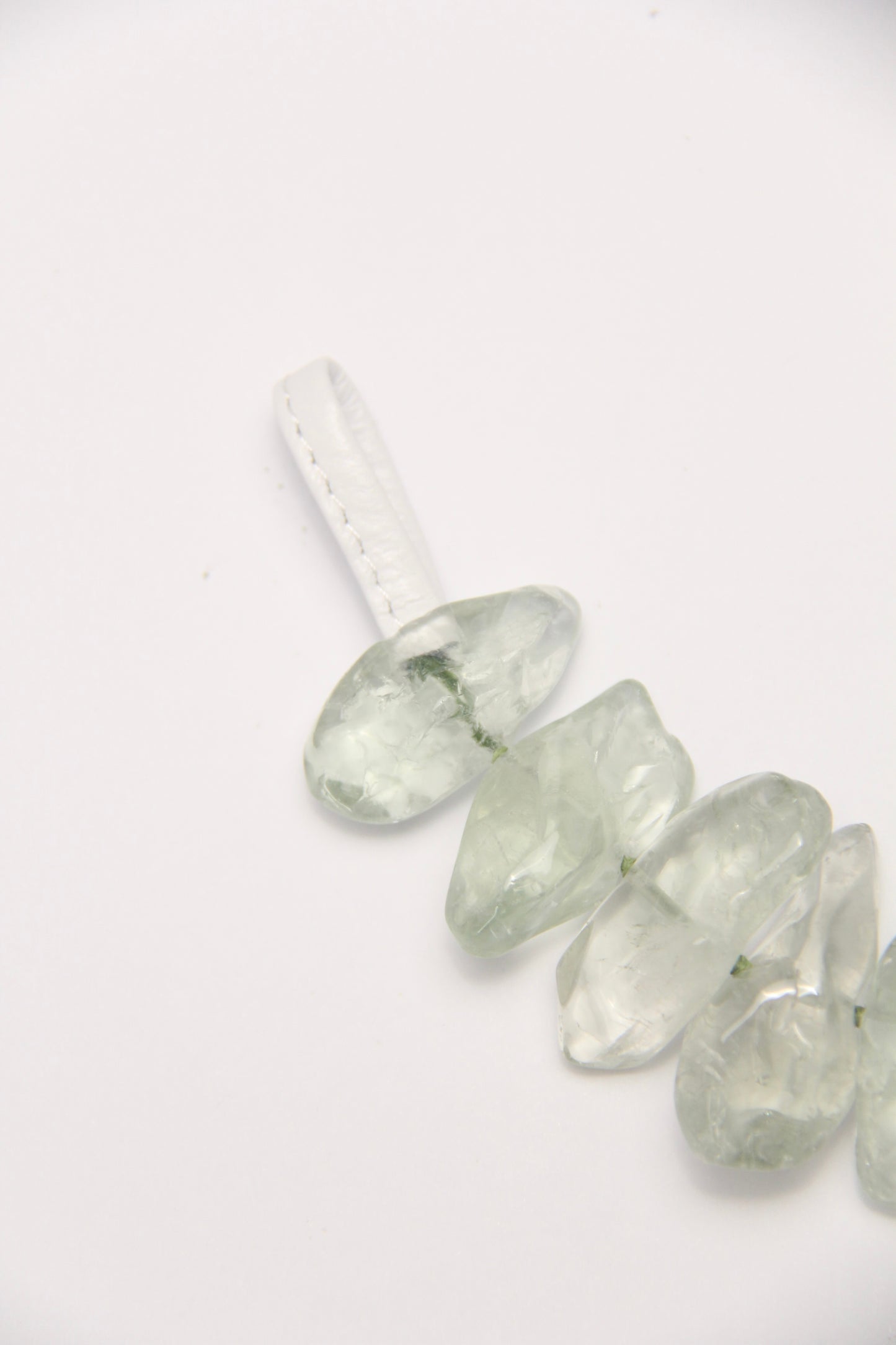 Bracelet: prasem quartz