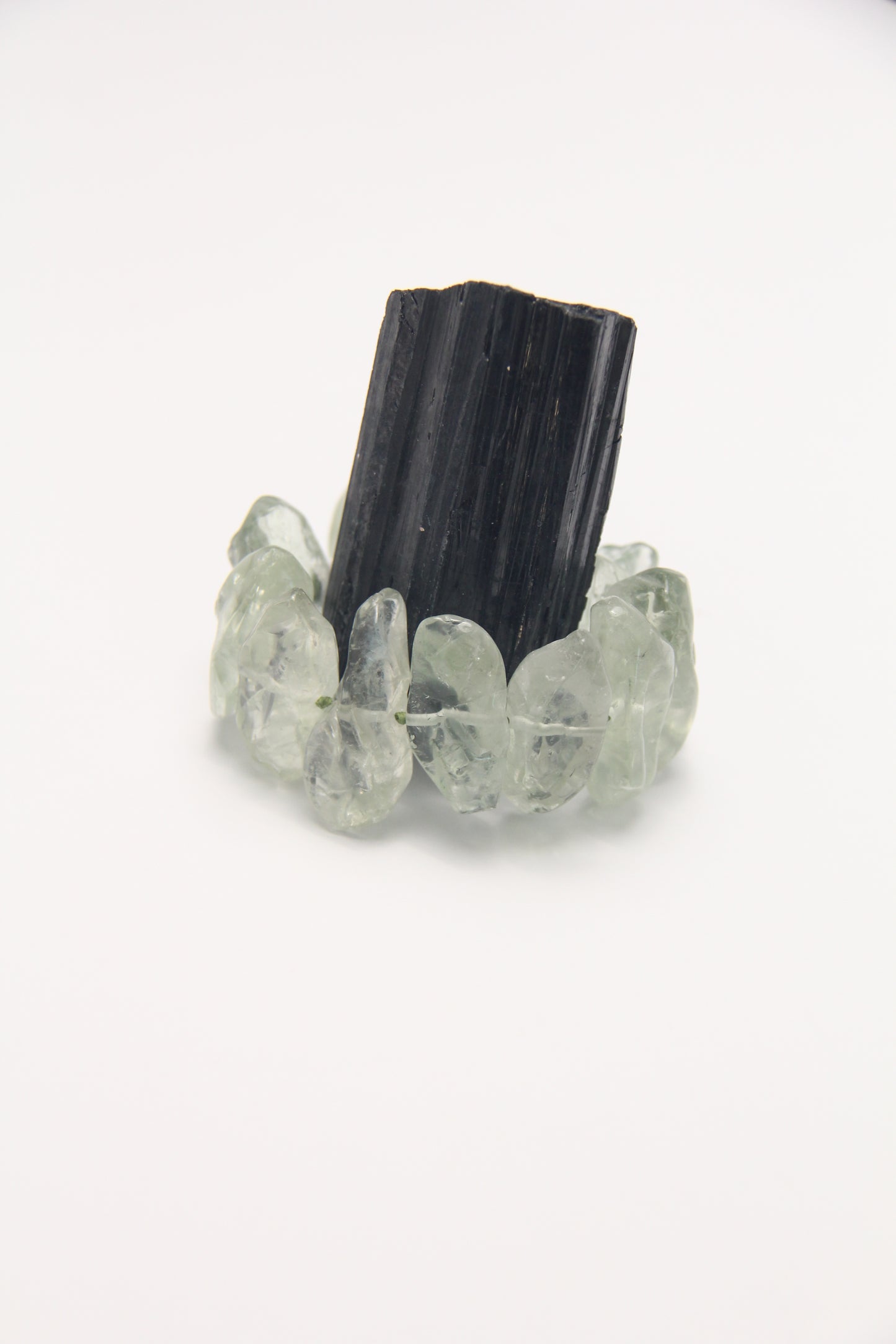 Bracelet: prasem quartz
