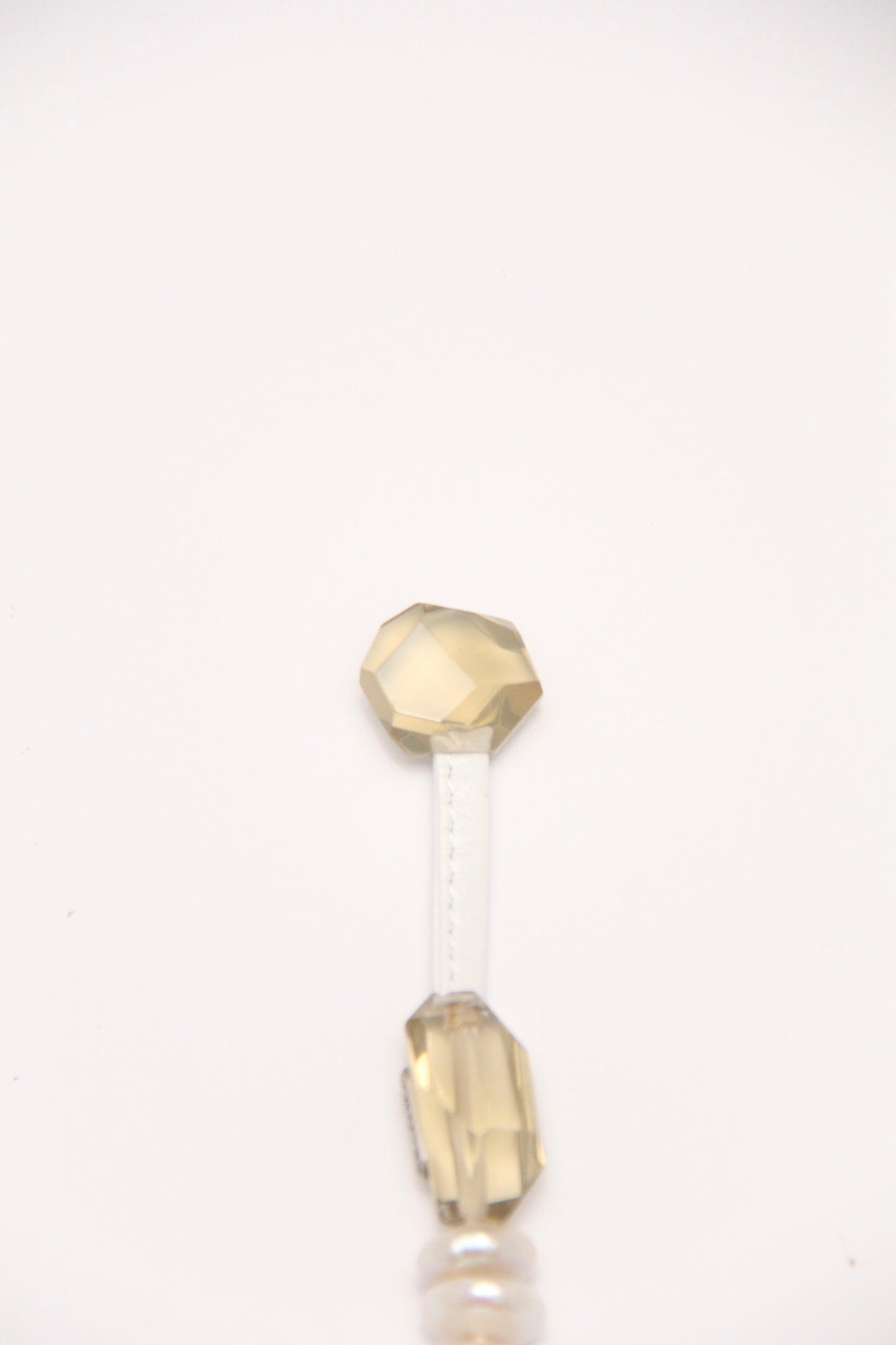 Bracelet: citrine, pearls