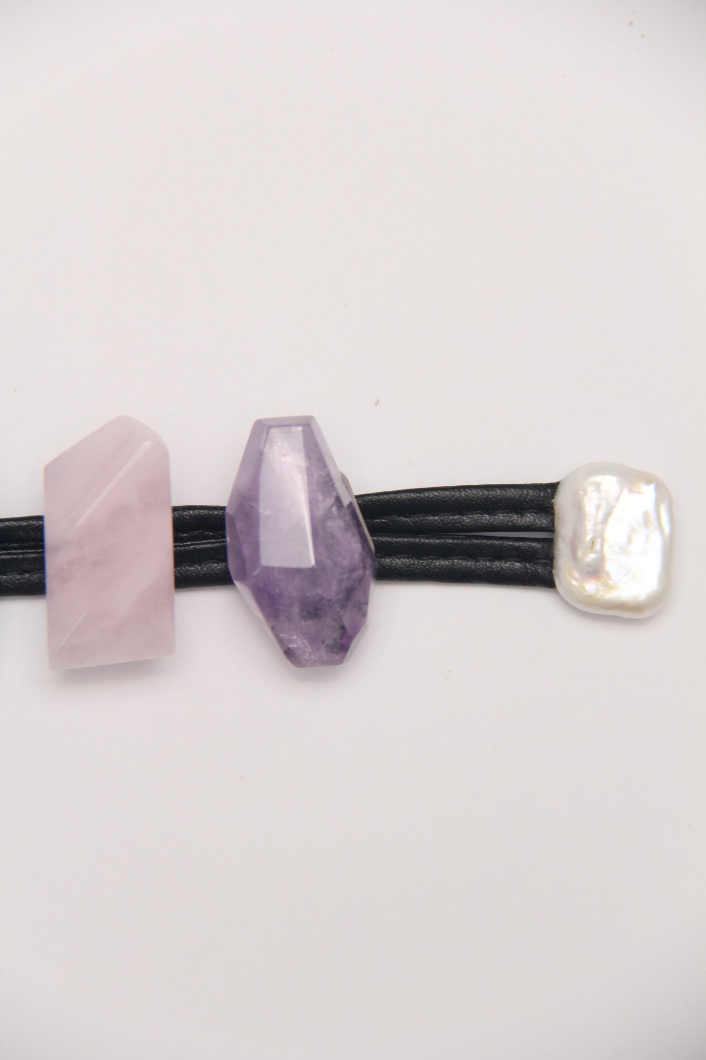 Bracelet: citrine, aquamarine, morganite, amethyst