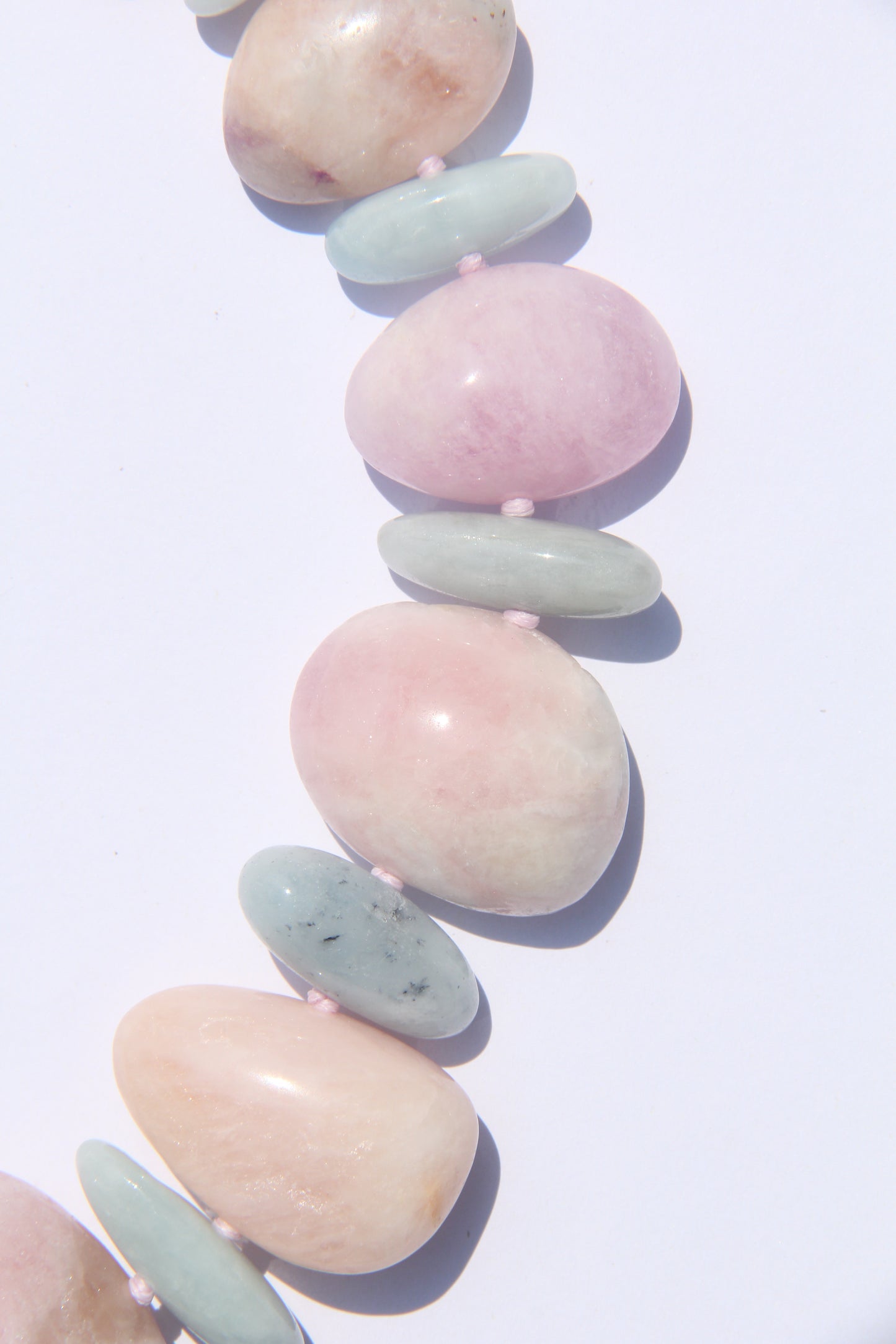 Necklace: morganite