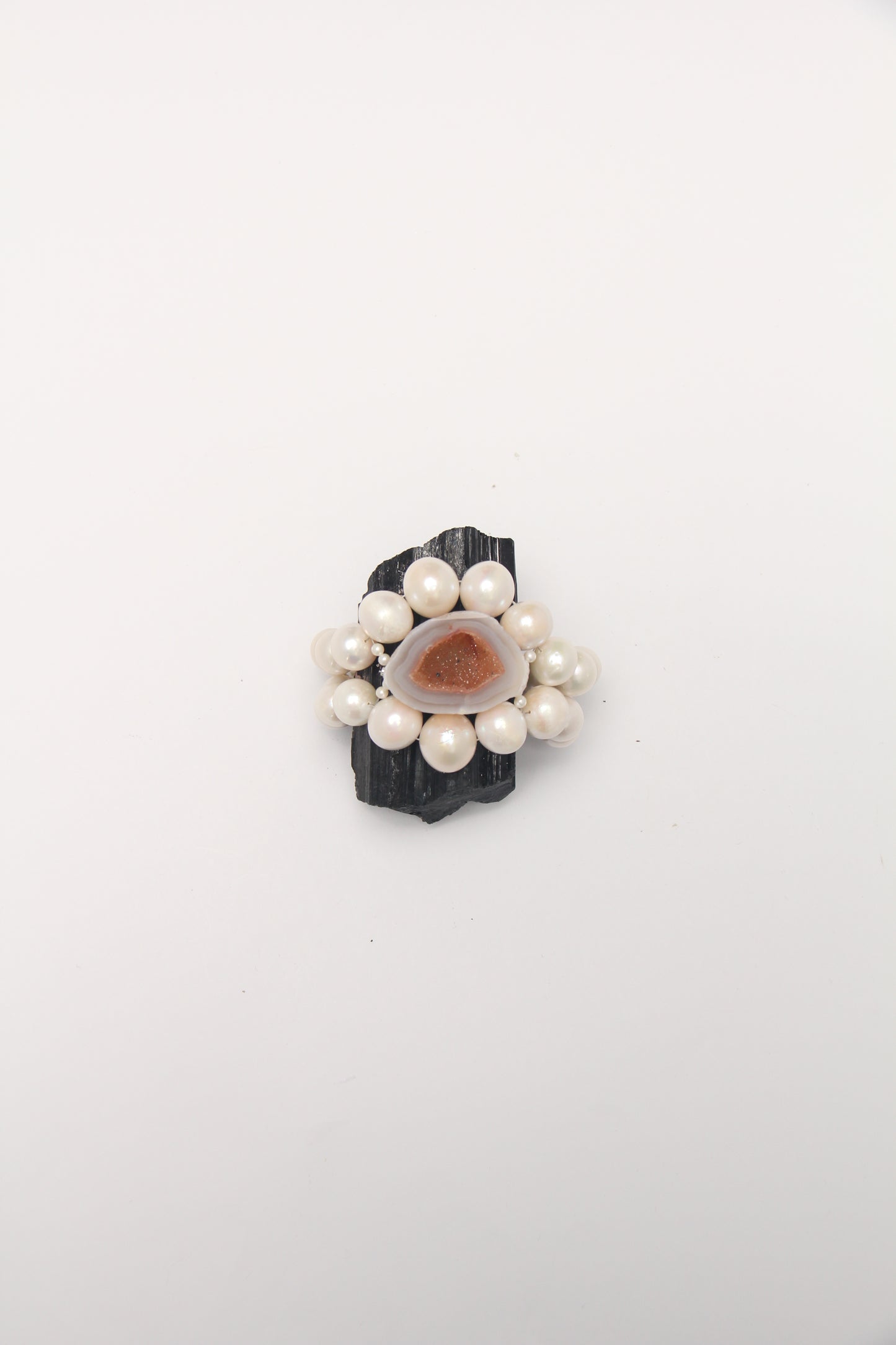 Bracelet: pearls, geode