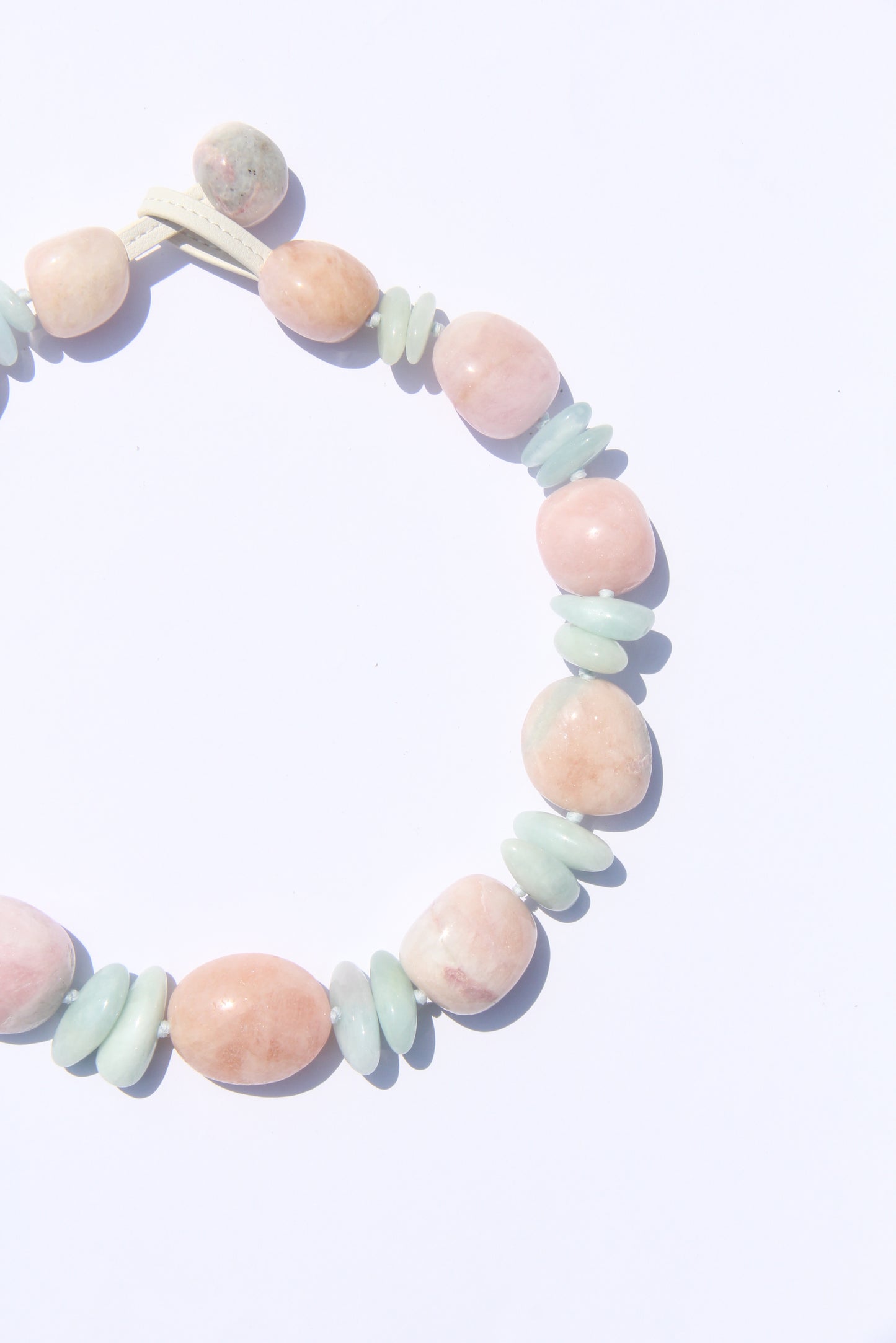 Necklace: morganite