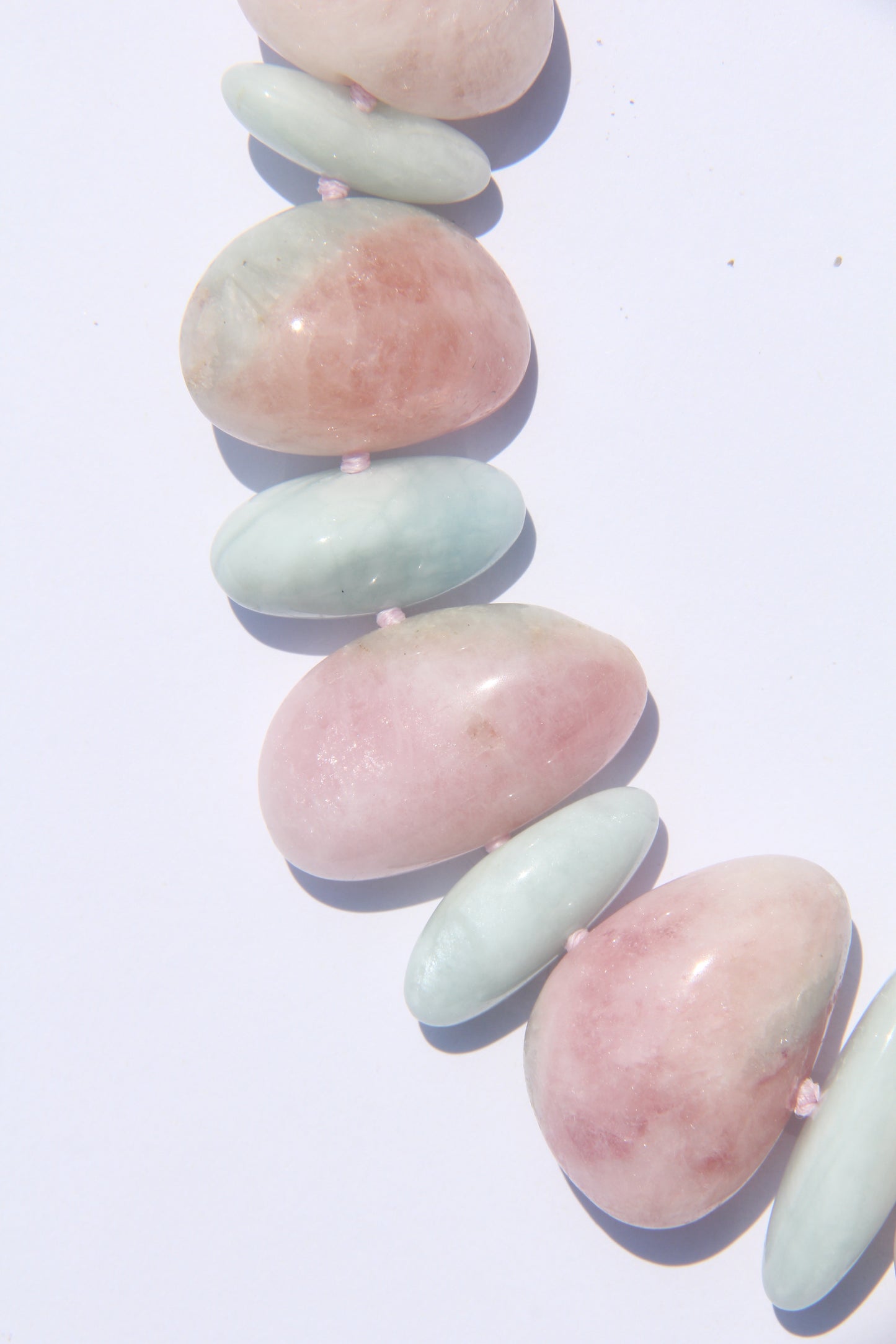 Necklace: morganite
