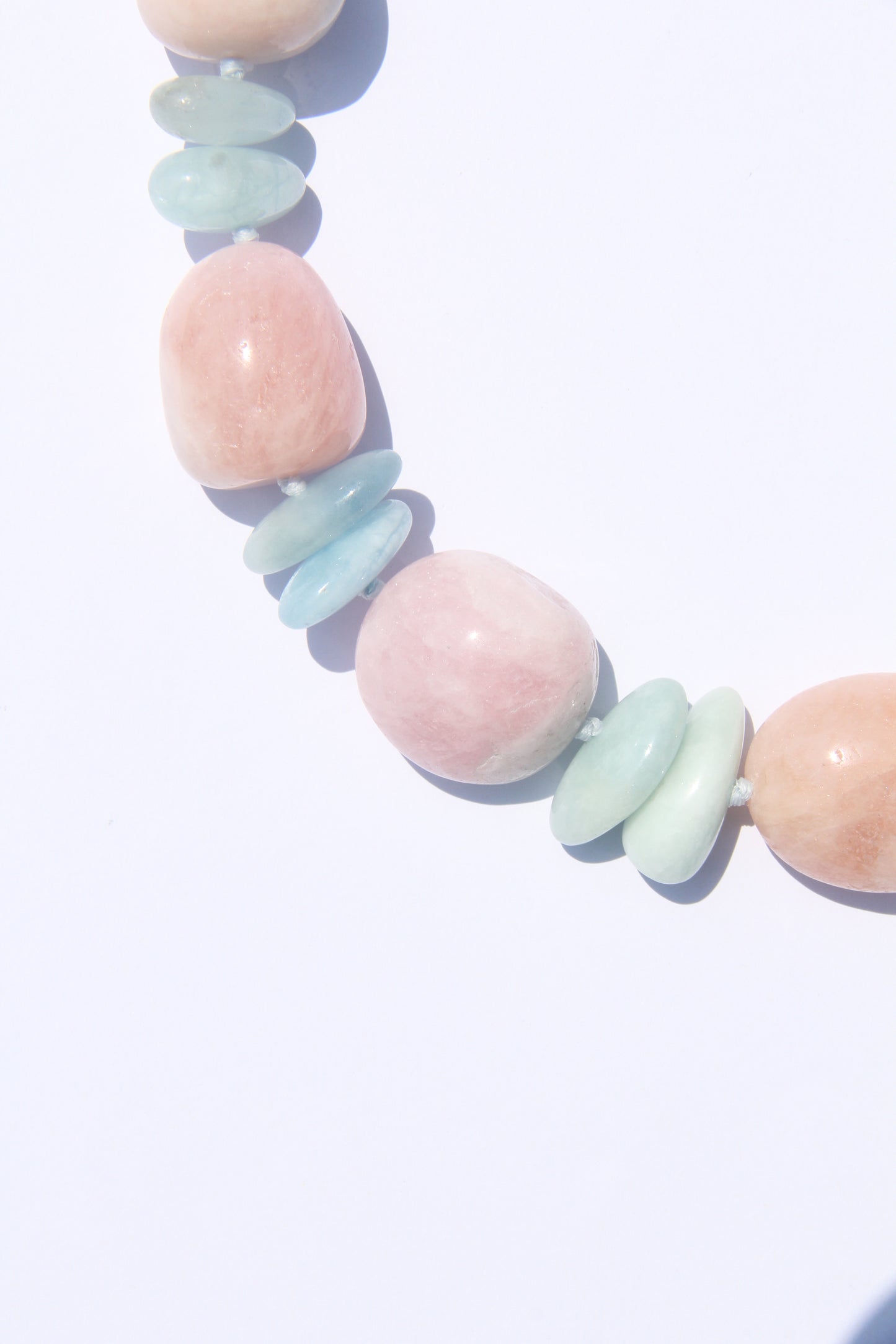 Necklace: morganite