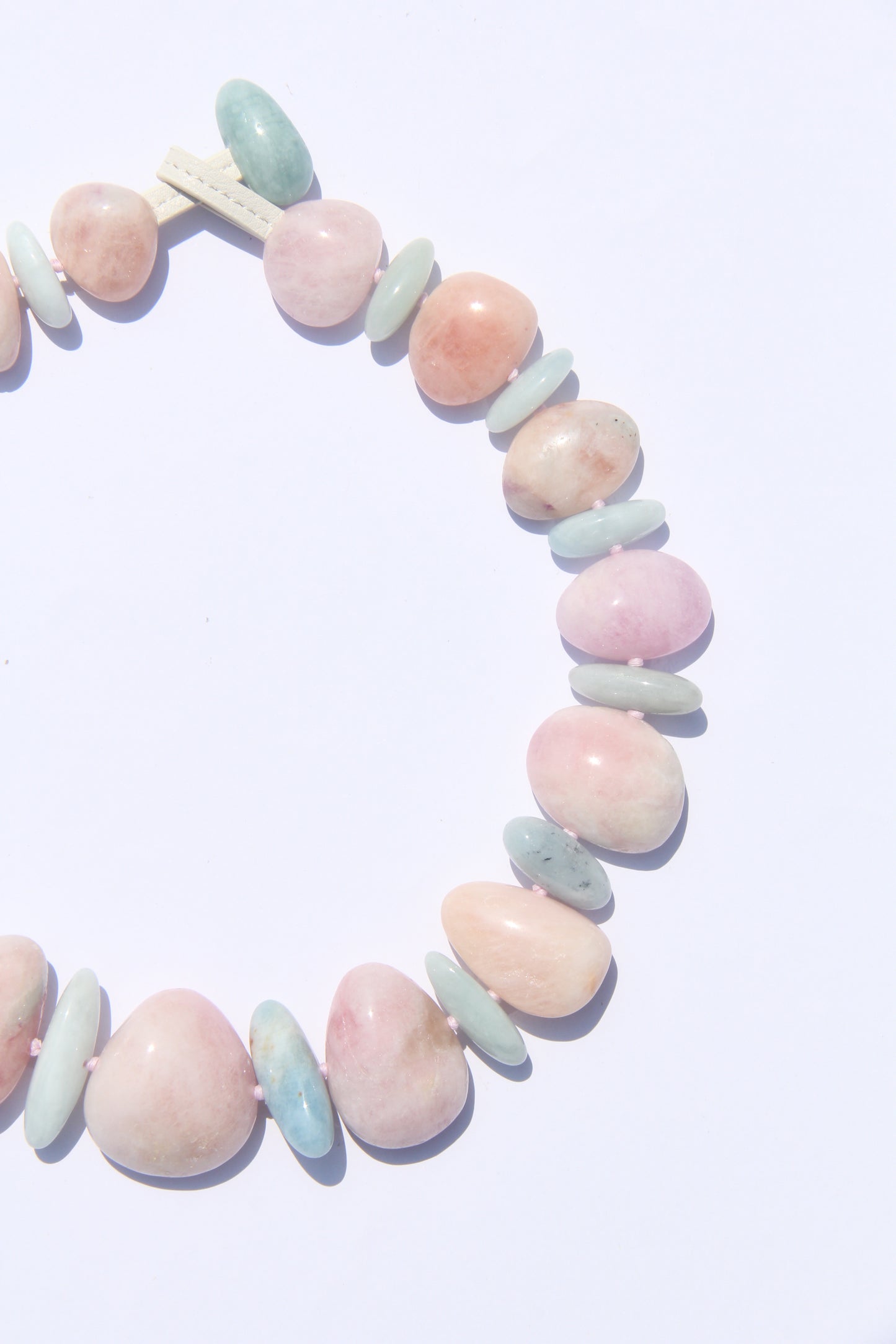 Necklace: morganite