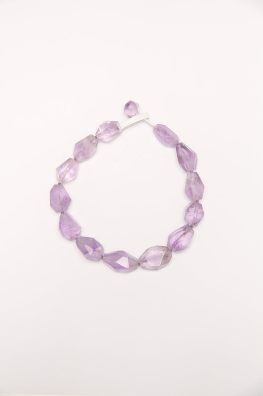 Necklace: amethyst