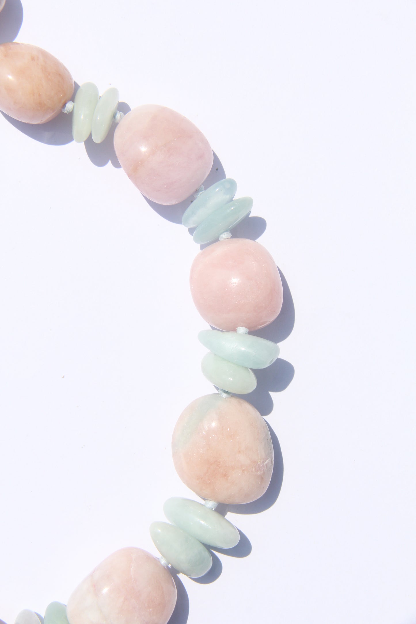 Necklace: morganite