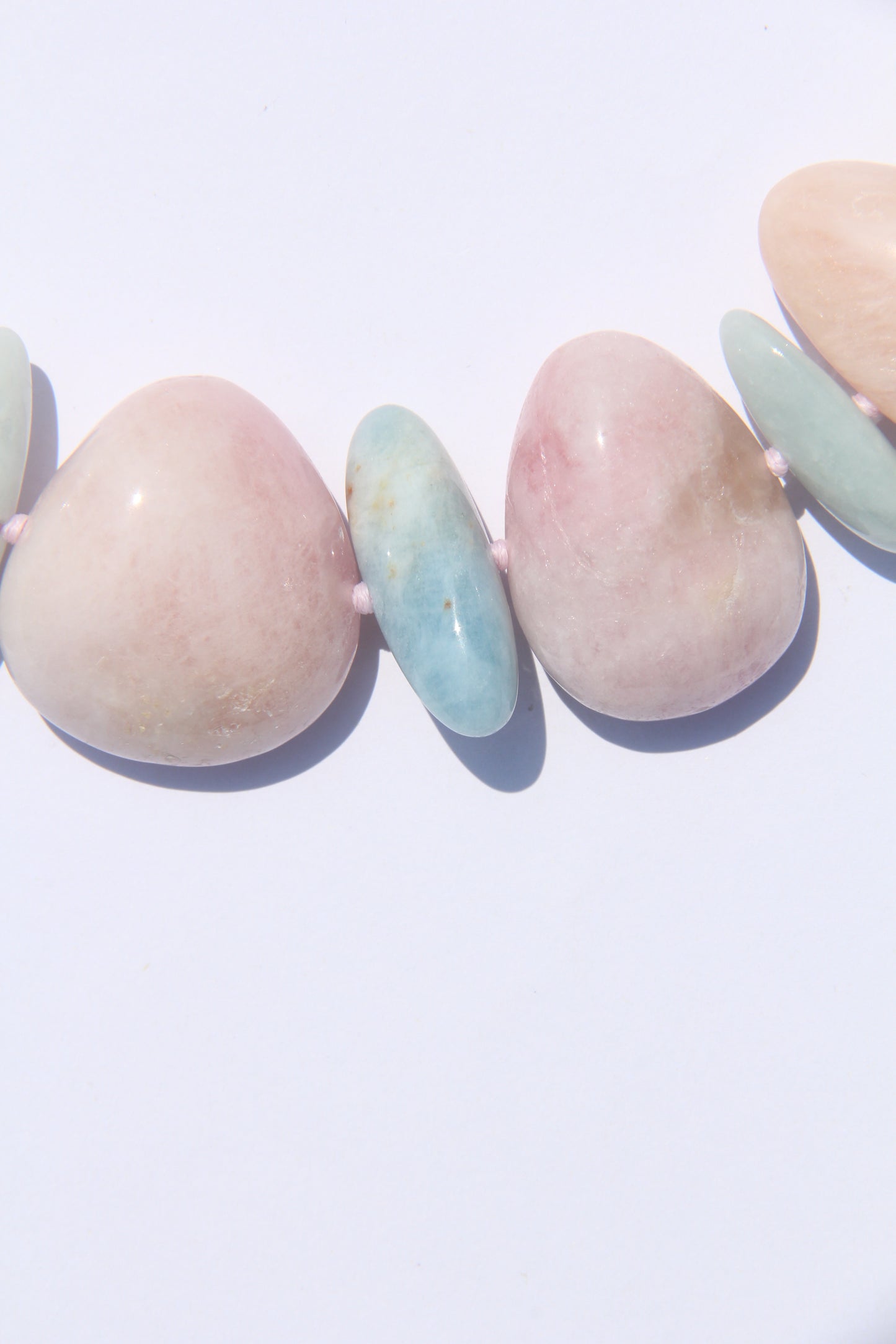 Necklace: morganite