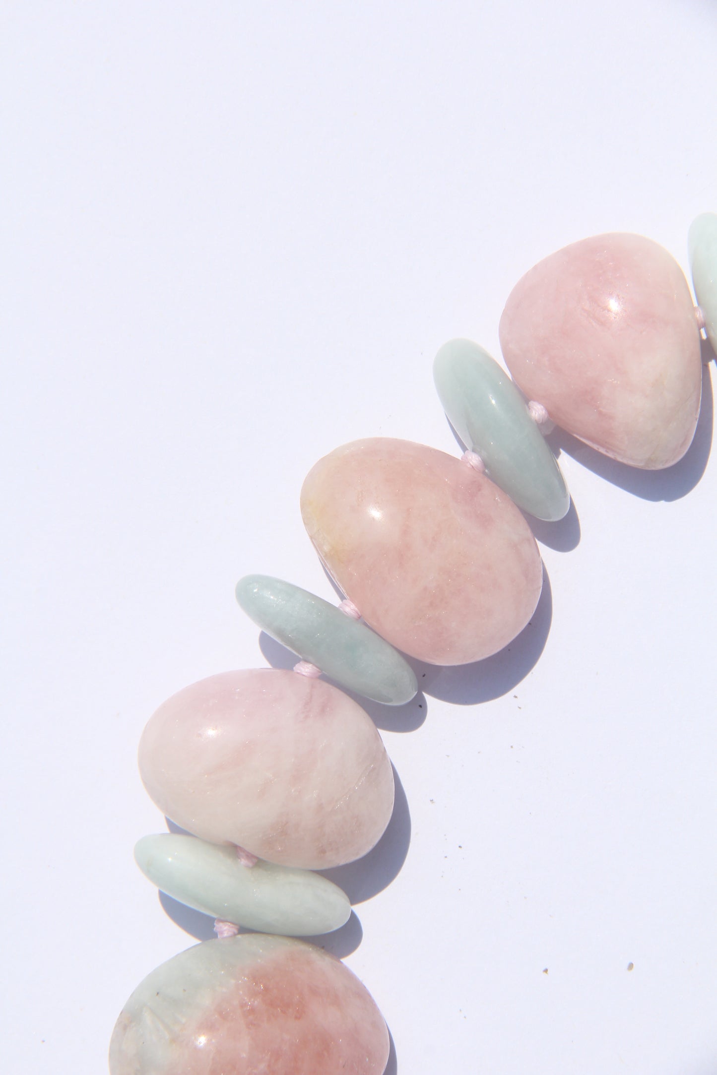 Necklace: morganite