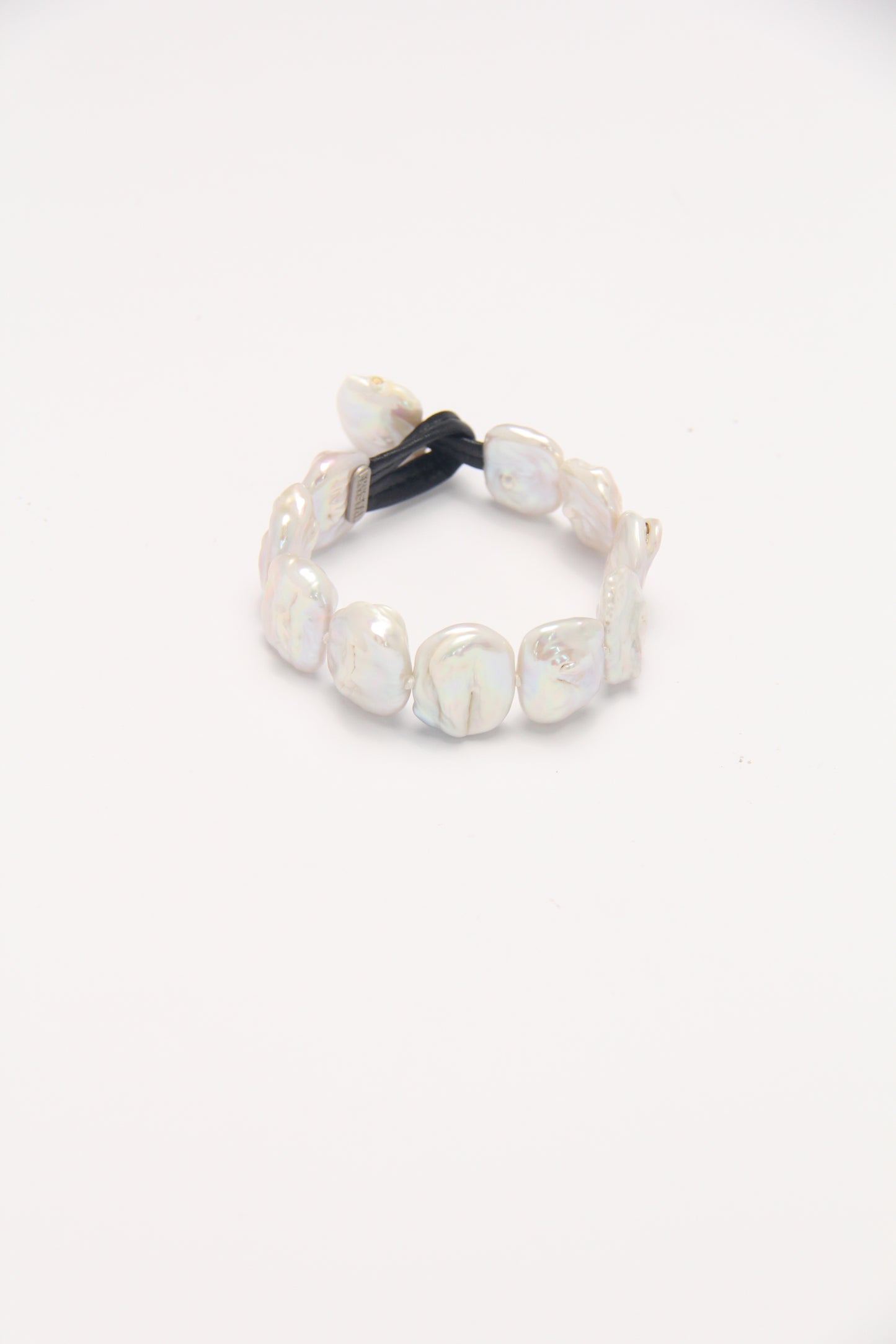 Bracelet: fresh water baroque pearls