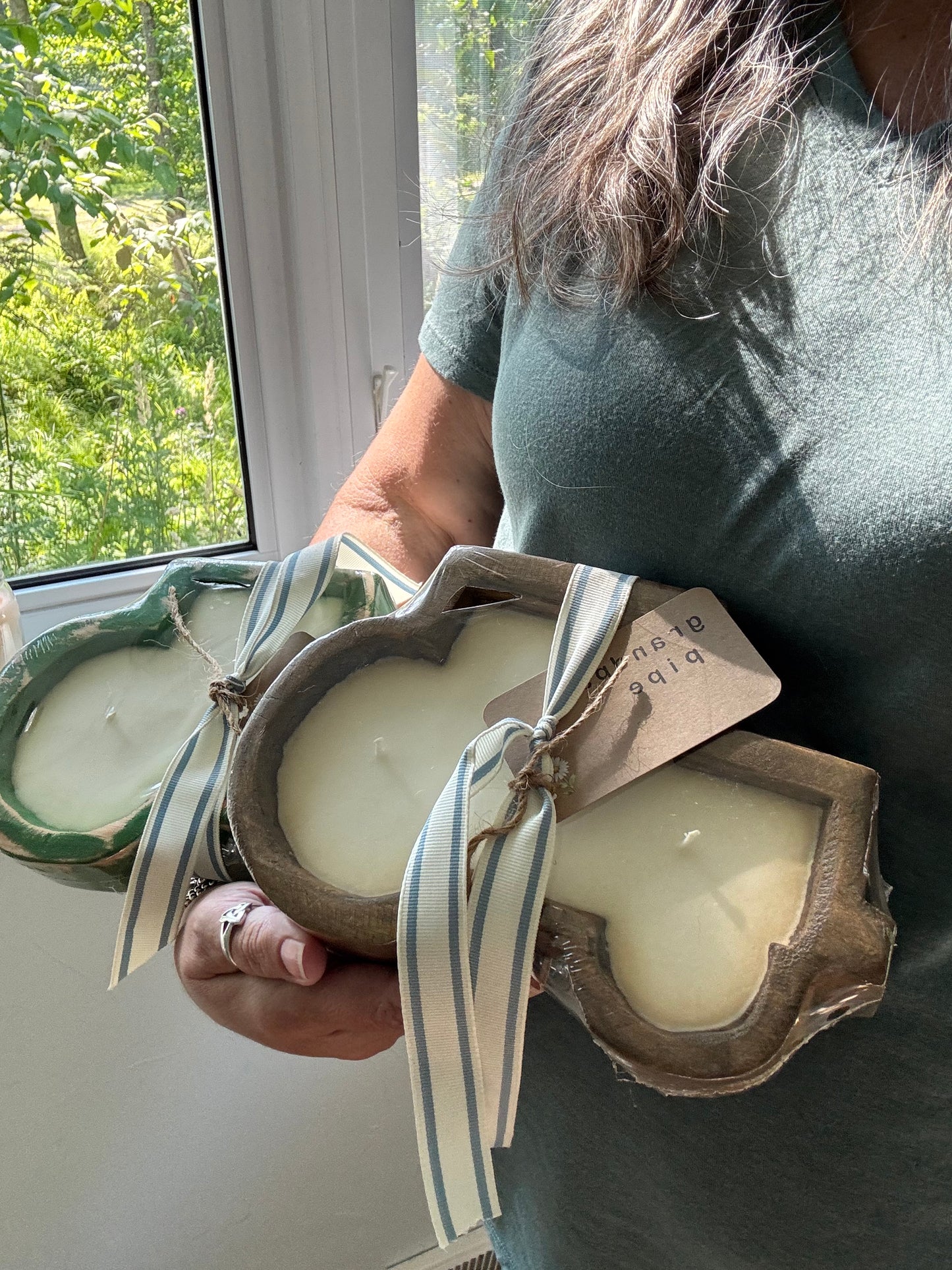 Necklace: quartz, ebony